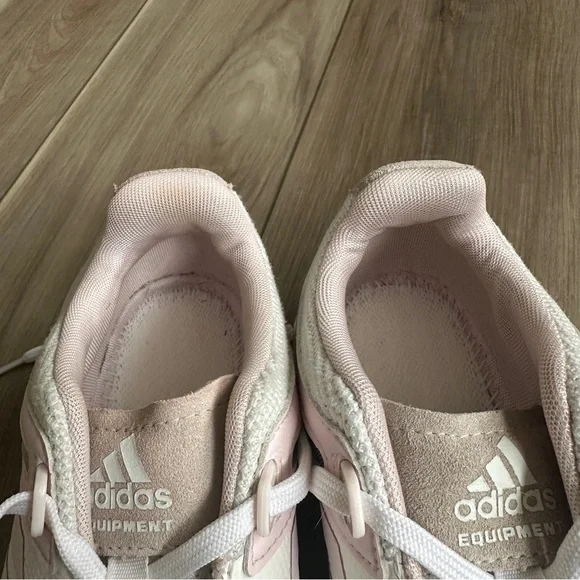 adidas Women’s EQT Spikeless Golf Shoes 7.5 Cloud White / Pink / Grey - Picture 11 of 15